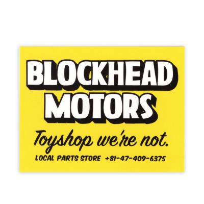 Blockhead Motors Shop Logo Adesions