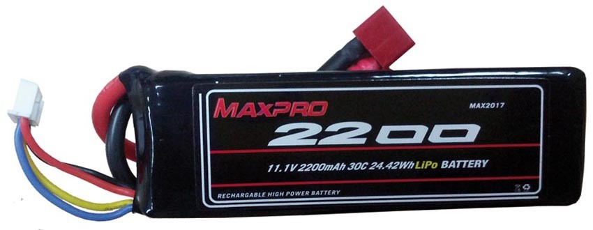 MAXPRO LIPO 30C 11,1V 2200MAH 3S