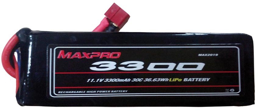 MAXPRO LIPO 30C 11,1V 3300MAH 3S