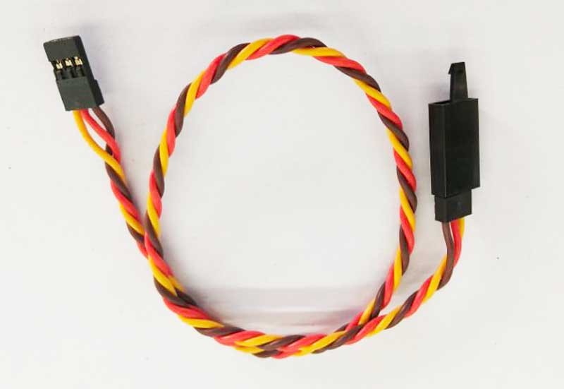 JR Exstension Lead Twisted 22AWG 200mm with lock s