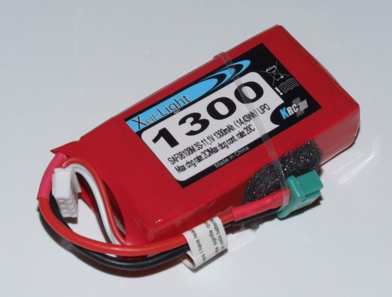 LIPO XELL-LIGHT 11.1V 1300MAH 3S 20C MPX