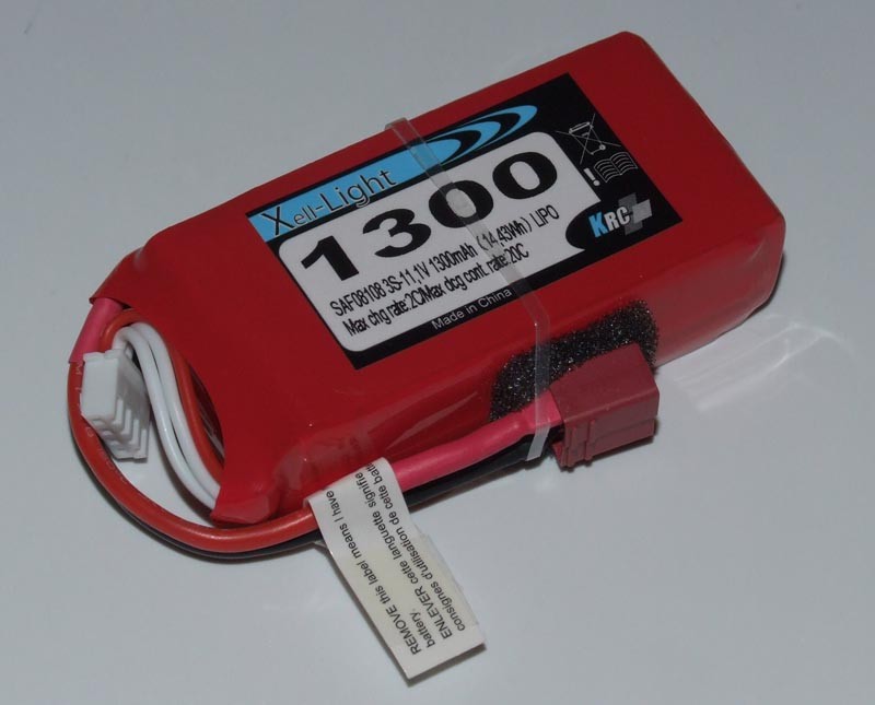 LIPO XELL-LIGHT 11.1V 1300MAH 3S 20C