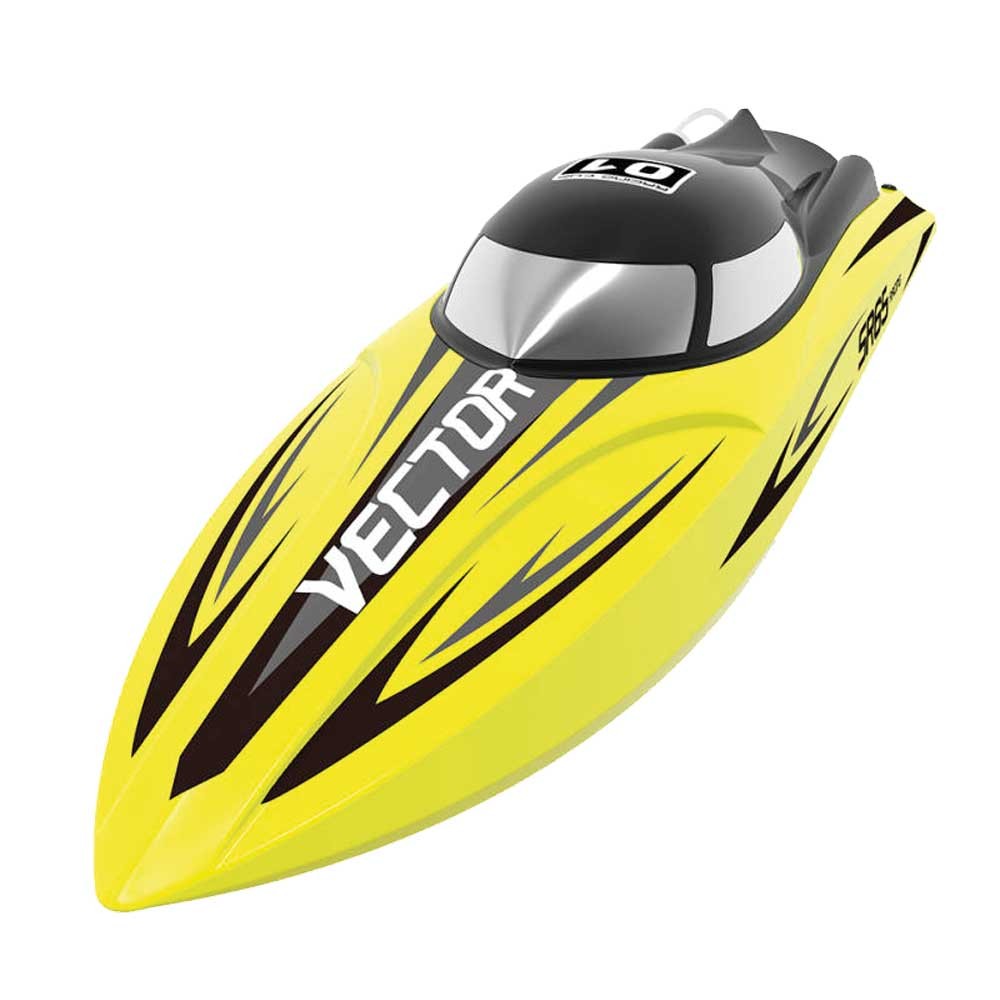 Vector SR65 Brushed RTR Racing Boat (Yellow)