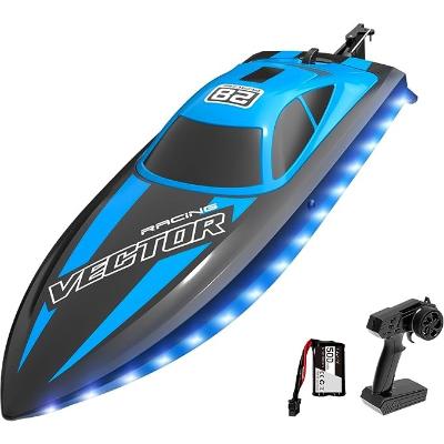 Vector 30 Brushed RTR Racing Boat (Black)