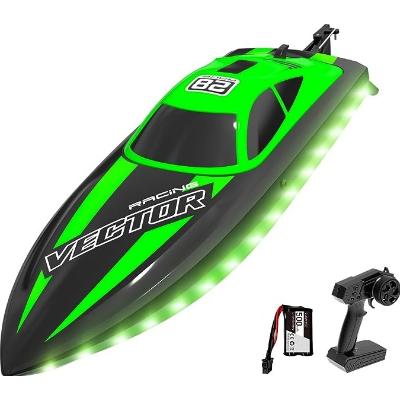 Vector 30 Brushed RTR Racing Boat (Black)