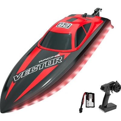 Vector 30 Brushed RTR Racing Boat (Black)